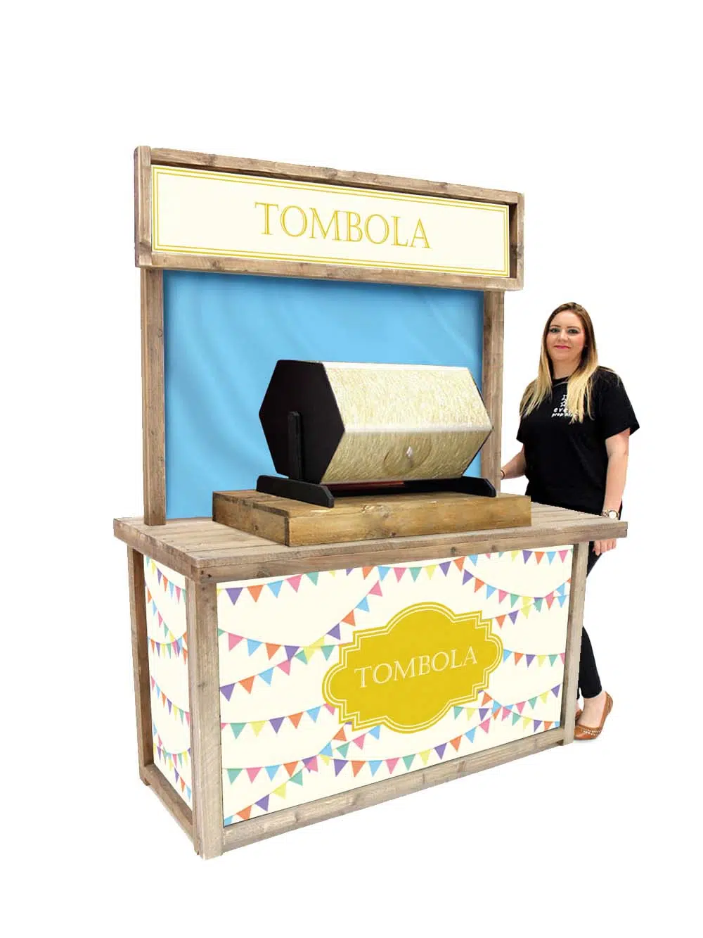 SN15664 Tombola Fairground Game (Spring Edition) - Blue curtain - with model _optimised